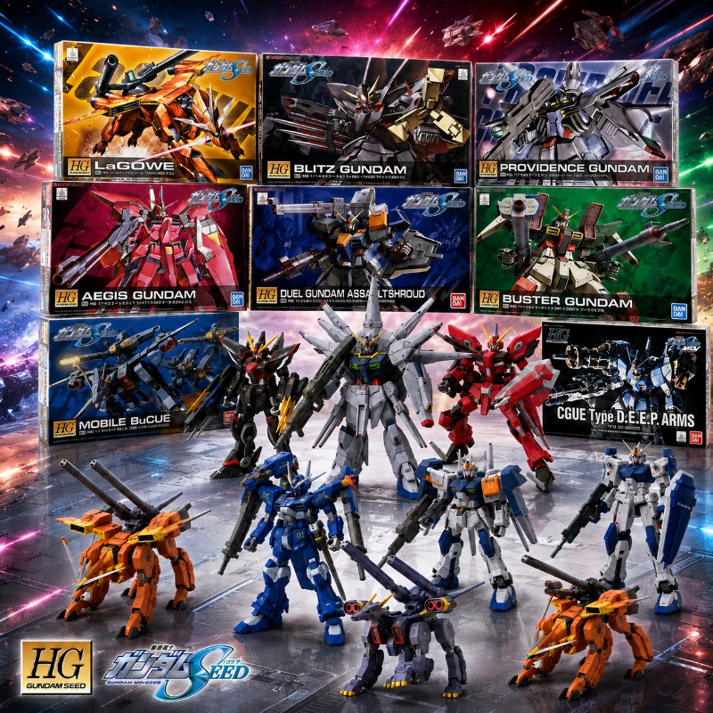 Bandai Model Gundam Hg - Конструктор Bandai HG SEED 1/144 Blitz