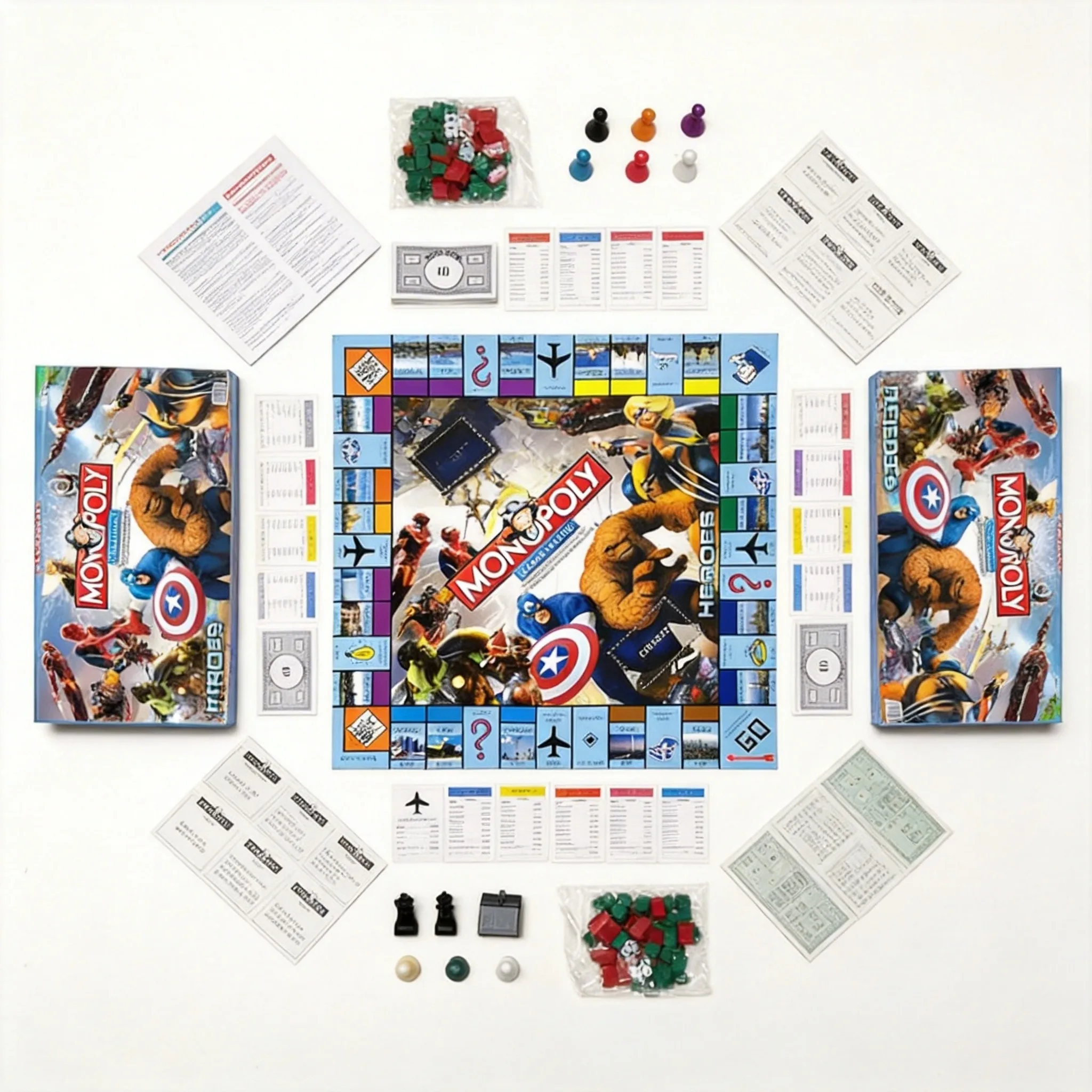 Hasbro Game Monopoly - Настольная игра Marvel Heroes Monopoly Global