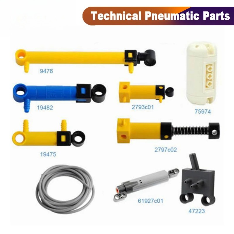 Lego Set Technic - Набор из 9 технических пневматических деталей