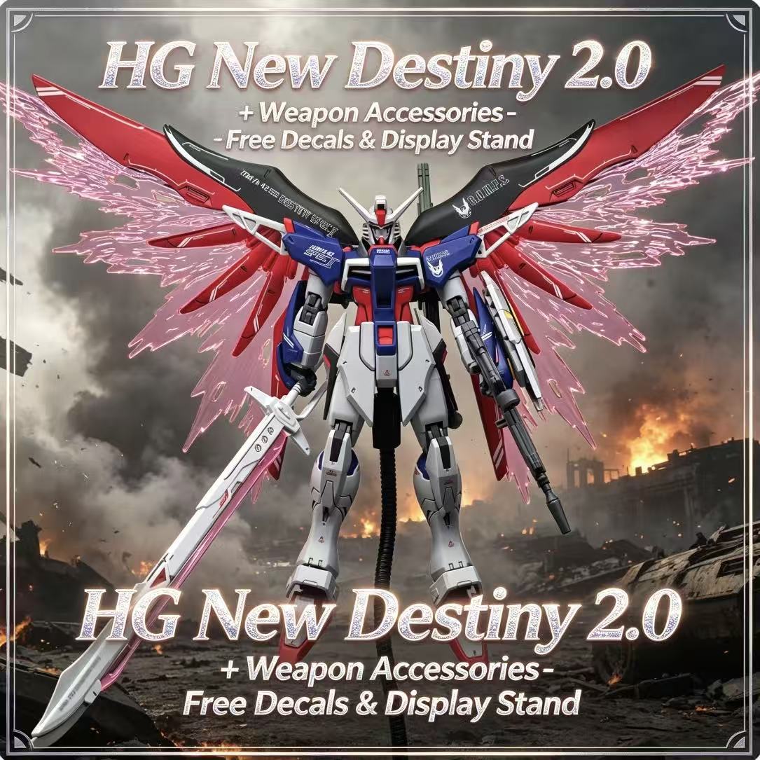 224 HG 1/144 Destiny Spec II F – обзор и цена Bandai Model Gundam Hg