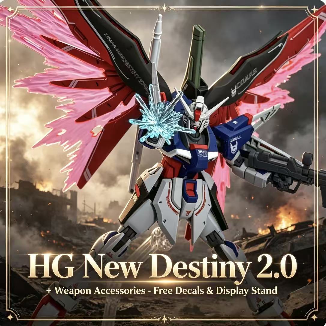224 HG 1/144 Destiny Spec II F – обзор и цена Bandai Model Gundam Hg