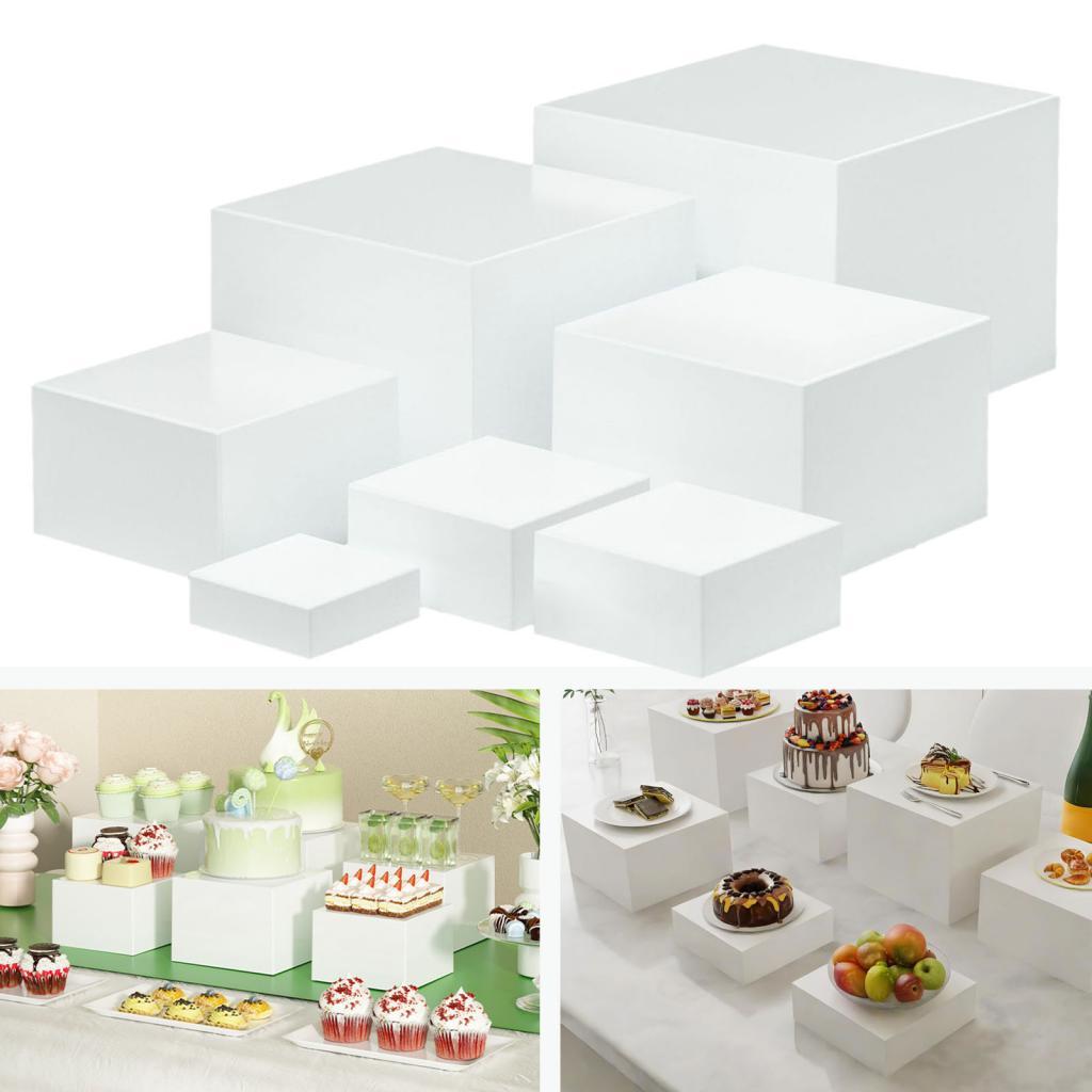 7 шт., акриловая коробка-куб,  – обзор и цена Display Risers Set